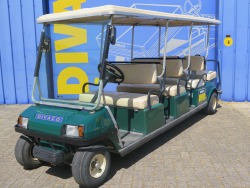 Divaco verhuur Club Car 8 zitter personentransport golfkar